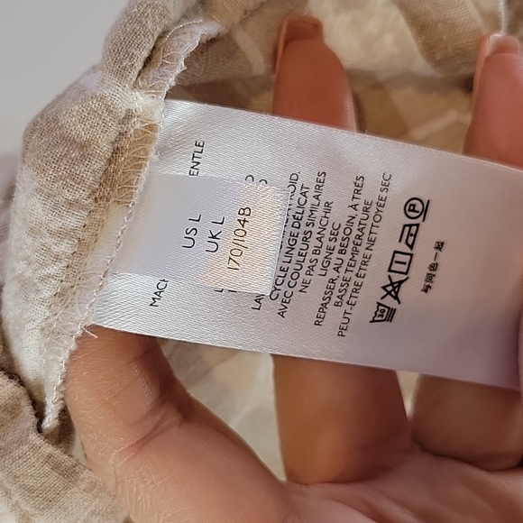 Pilcro by ANTHROPOLOGIE Plaid Peplum Top - Picture 5 of 6